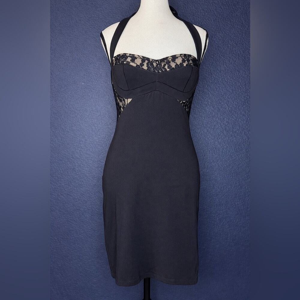 Victoria Secret Moda International Y2K Halter Dress | Built in Support | Size SP